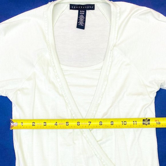 Apostrophe Layered Look Lazy Shirt Boho Steampunk Trendy Mint Green Top - Picture 8 of 10